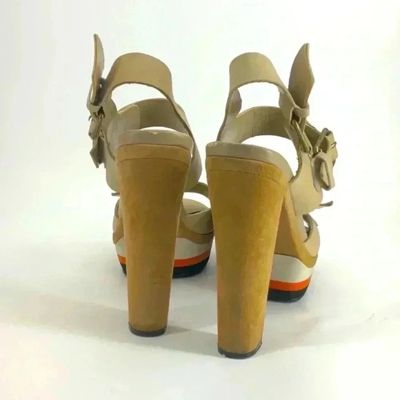 ALDO LEATHER HEEL SANDAL - Picture 3 of 6